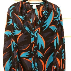 Diane Von Furstenberg printed blouse